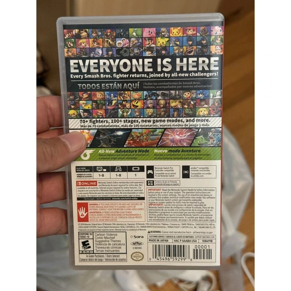 Super Smash Bros. Ultimate - Nintendo Switch Case Only
